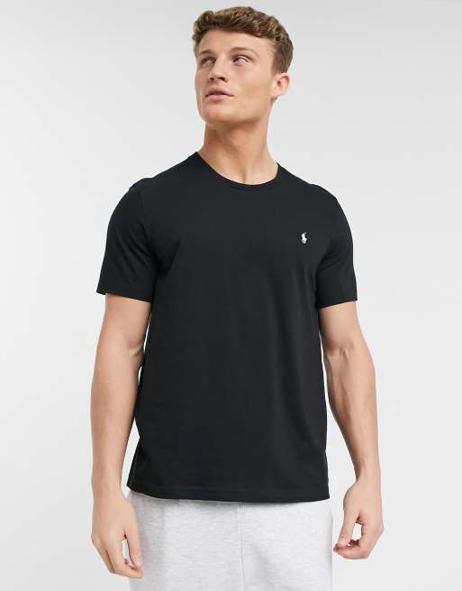 Black ralph lauren store t shirt white logo