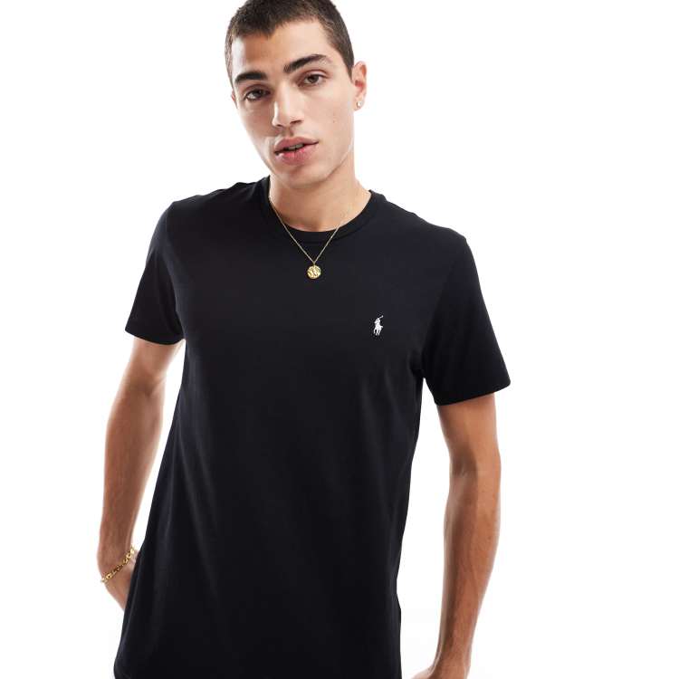 T shirt best sale noir ralph lauren