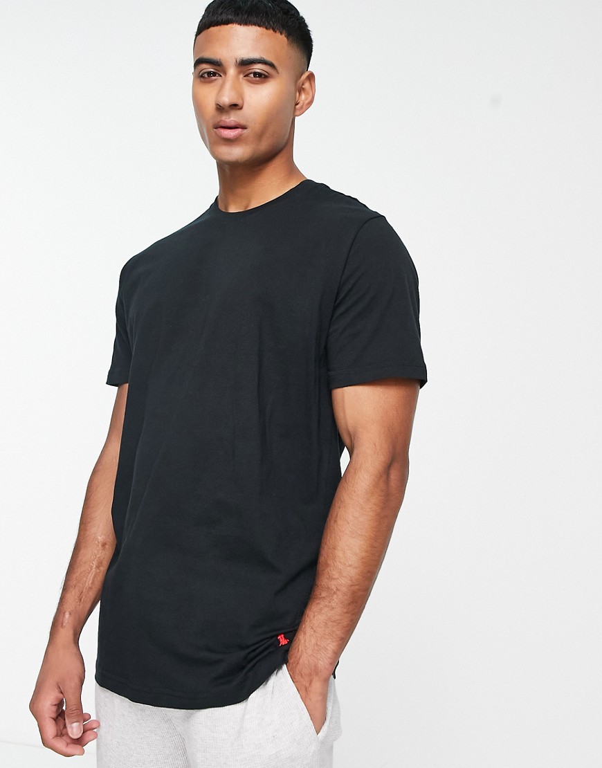 Polo Ralph Lauren lounge t-shirt in black with pony logo