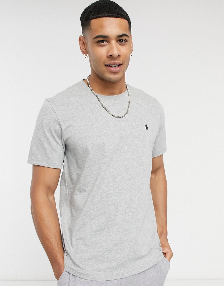 Polo Ralph Lauren lounge t-shirt in grey with logo