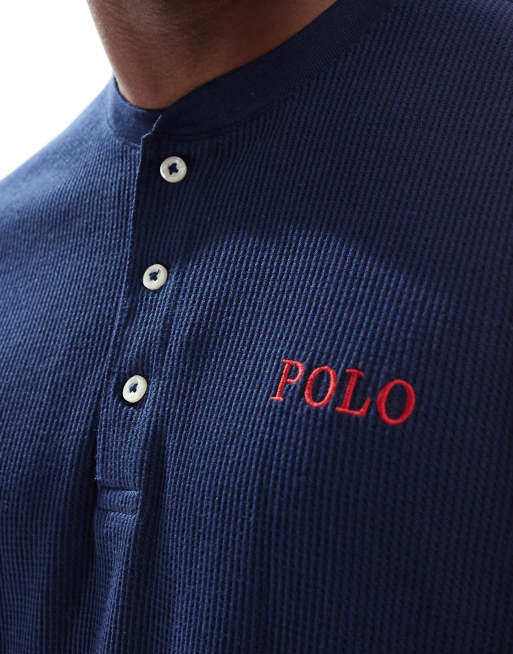 Polo Ralph Lauren lounge t-shirt in navy, 4 of 4