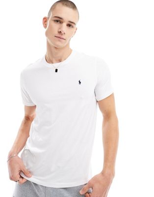 Polo Ralph Lauren lounge t-shirt in white with logo | ASOS