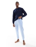 [Polo Ralph Lauren] Polo Ralph Lauren lounge trackies in blue S OFFICE BLUE