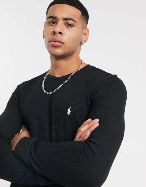 Polo ralph lauren hot sale black long sleeve