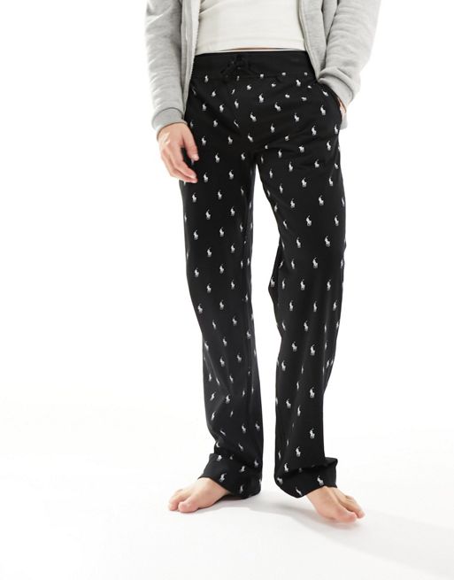 Polo Ralph Lauren Men's All Over Pony Sleep Draw String Pants Sizes L & XL