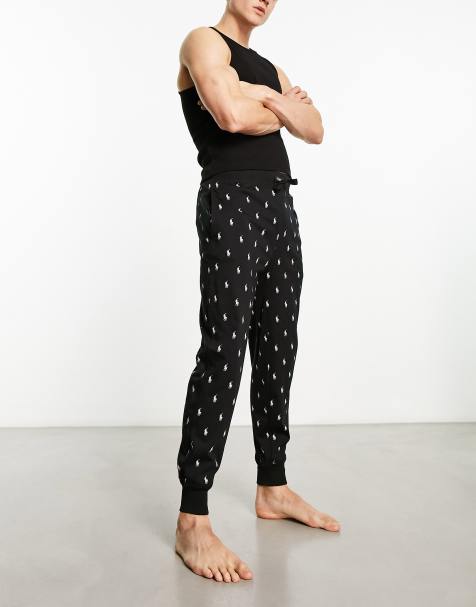 Polo Ralph Lauren - Loungewear - Pantalon de jogging avec logo poney sur l'ensemble - Noir - view 1