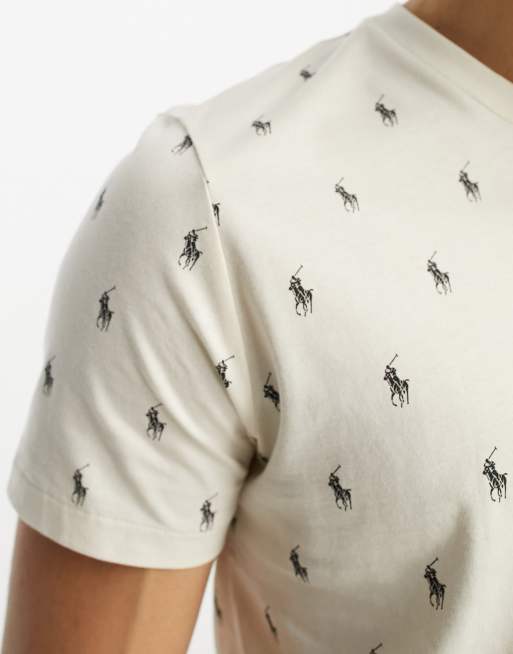 Polo allover pony outlet shirt