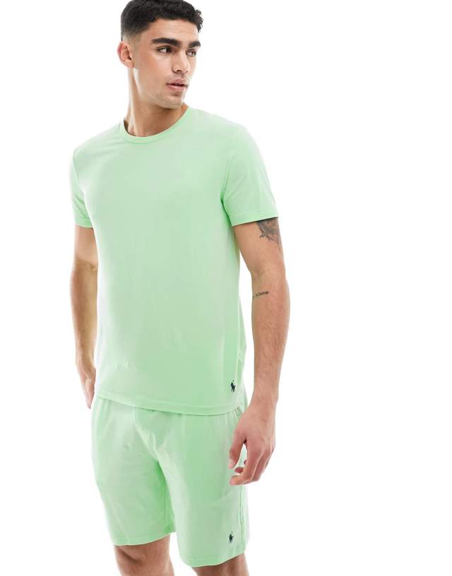 Polo Ralph Lauren - loungewear t-shirt with hem logo in green