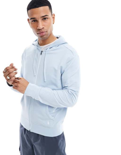 Baby blue cheap polo hoodie