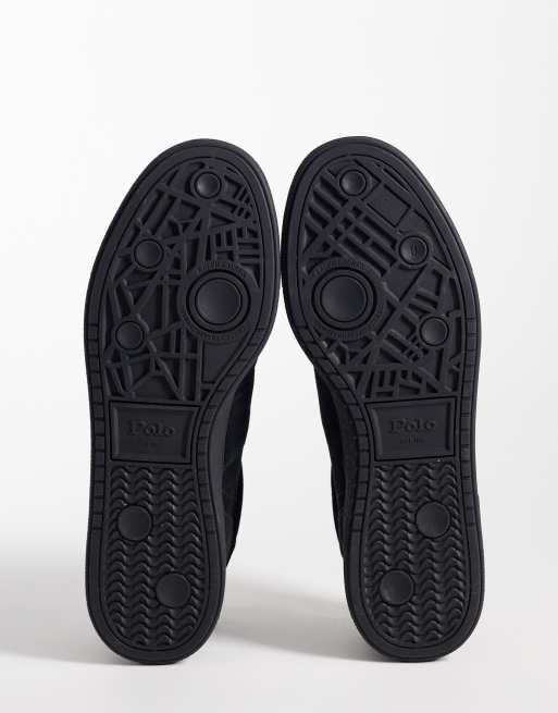 Polo Ralph Lauren low top sneakers in black, 5 of 5
