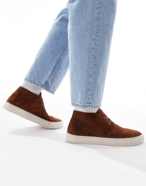 Polo Ralph Lauren Lux chukka boots in brown - view 1