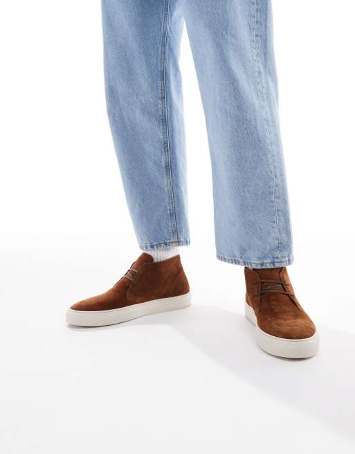 Polo Ralph Lauren Lux chukka boots in brown, 2 of 4