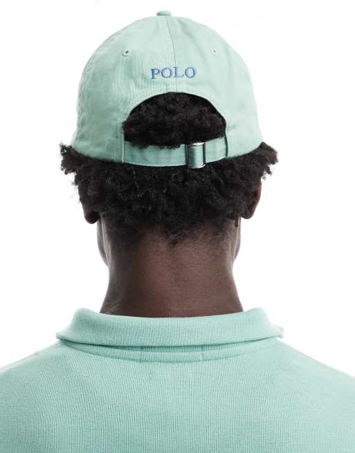 Polo Ralph Lauren - Lysegrøn baseballcap i twill med ikonlogo, 3 af 4