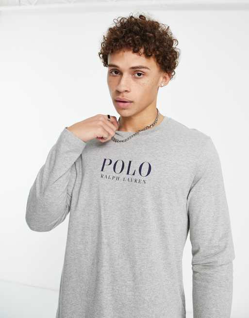 Maglietta ralph lauren grigia outlet