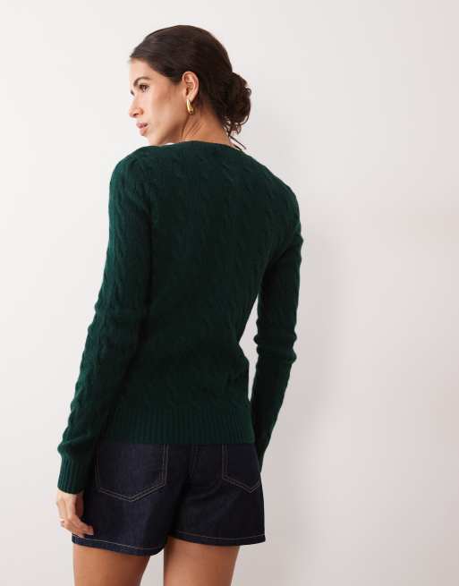 Polo Ralph Lauren maglione verde scuro, 4 di 4