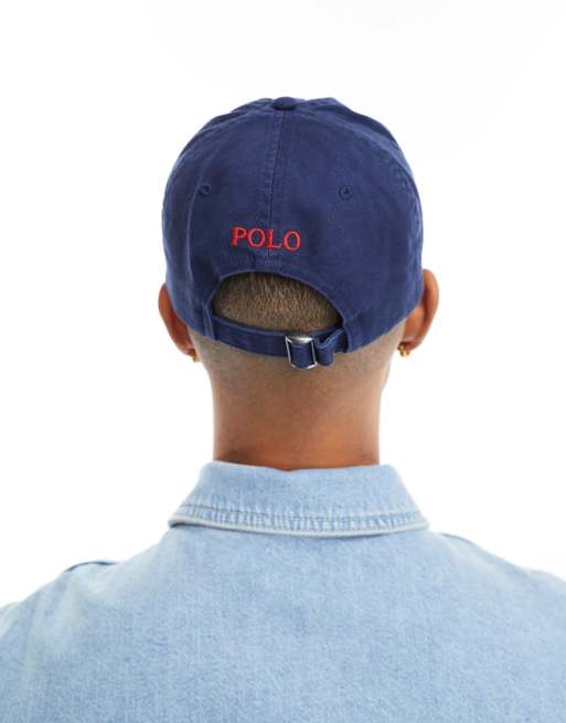 Polo Ralph Lauren – Marinblå baseballkeps med ikonlogga, 3 av 4