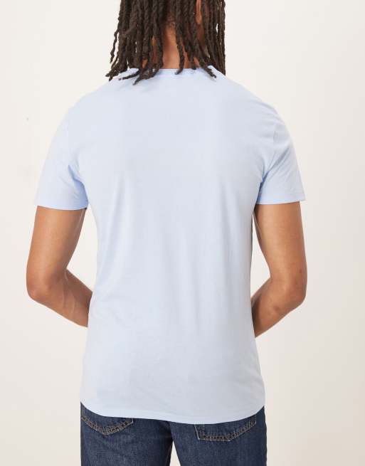 Polo Ralph Lauren – Marinblå/blå t-shirts med ikonlogga, 3-pack, 4 av 5