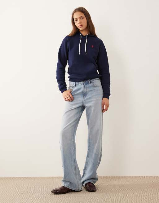 Polo Ralph Lauren – Marinblå huvtröja med klassisk logga, 2 av 4