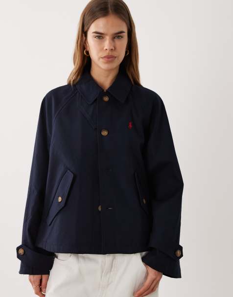 Polo Ralph Lauren – Marinblå jacka i bomullstwill - view 1