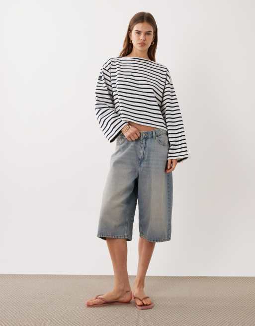 Polo Ralph Lauren – Marinblå, kort pullover med långa ärmar, 2 av 4