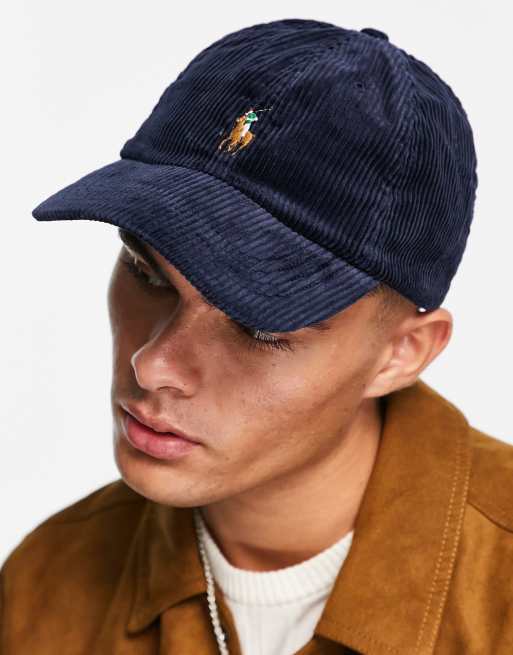 Polo Ralph Lauren – Marinblå manchesterkeps med ponnylogga