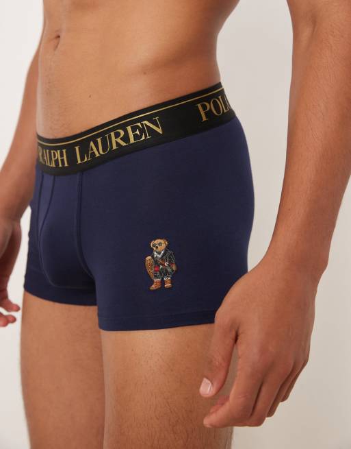 Polo Ralph Lauren – Marinblå och gräddvita trunks, 2-pack, 3 av 3