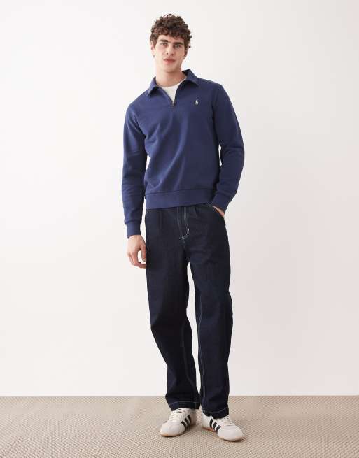 Polo Ralph Lauren – Marinblå, stickad tröja i bomull med ikonlogga, 2 av 5