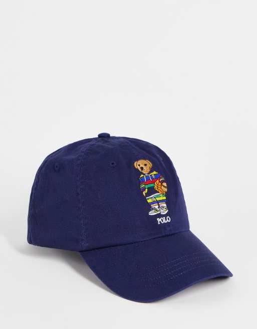 Polo Ralph Lauren - Marineblå kasket med bjørnelogo