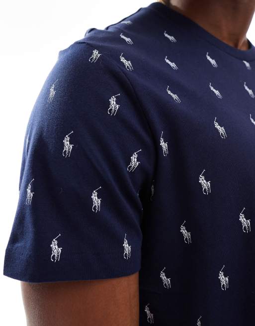 Polo Ralph Lauren - Marineblå lounge-T-shirt, 3 af 4