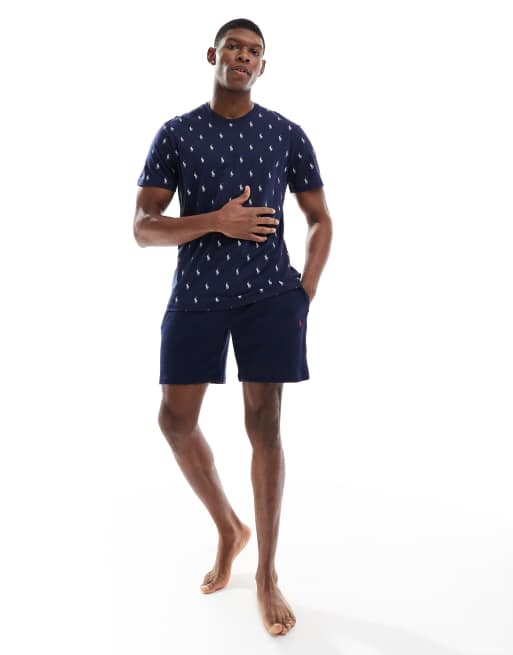 Polo Ralph Lauren - Marineblå lounge-T-shirt, 4 af 4