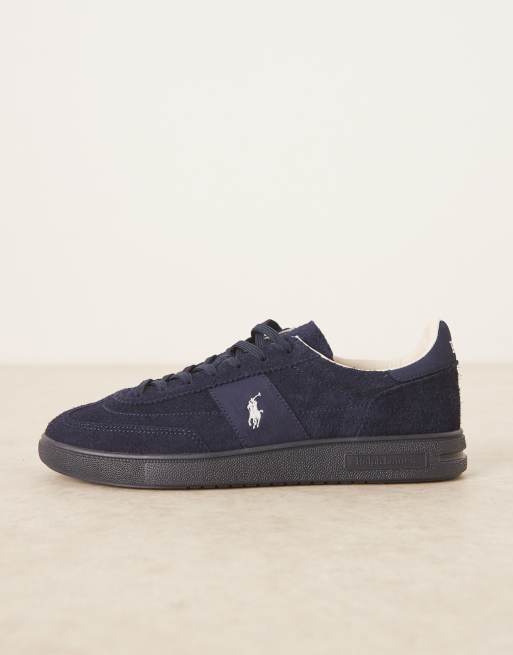 Polo Ralph Lauren - Marineblå sneakers i ruskind, 2 af 5