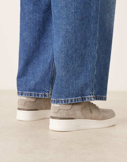 Polo Ralph Lauren - Masters Court - Baskets en daim - Gris, 5 de 5