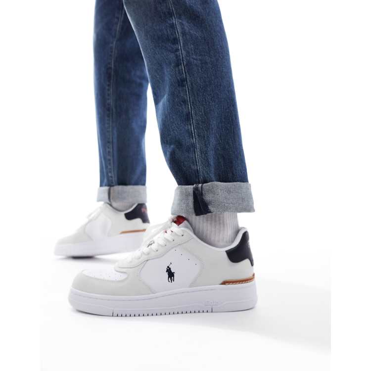 Polo Ralph Lauren Masters Court Leren sneakers in
