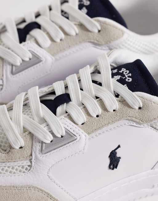 Polo Ralph Lauren – Masters – Court-Sneaker aus Leder in Grau, 2 von 5