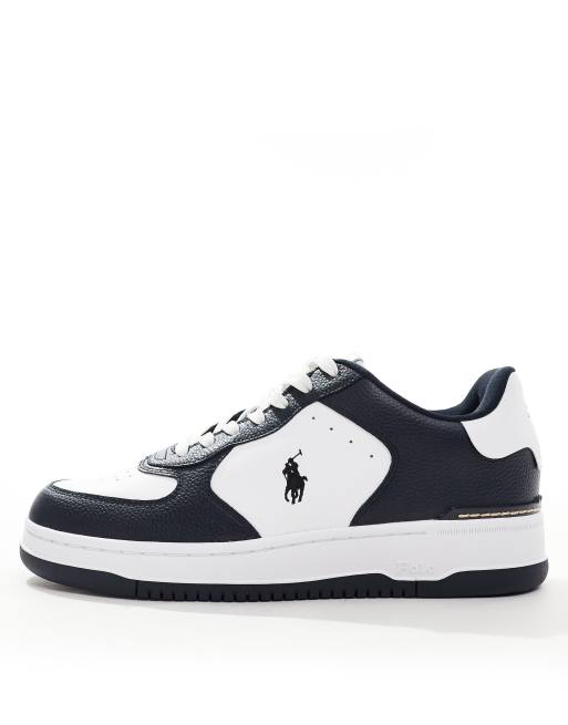 Polo Ralph Lauren - Masters Court - Sneakers bianche e blu navy, 2 di 5