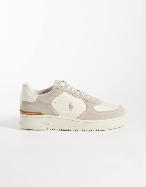 Polo Ralph Lauren Masters court sneakers in cream - view 1
