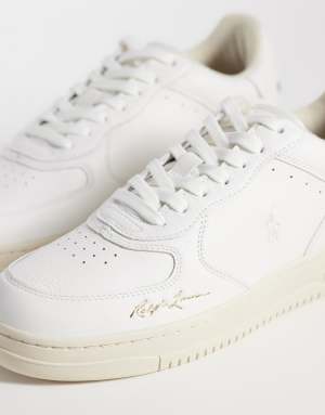 Polo Ralph Lauren masters court sneakers in white