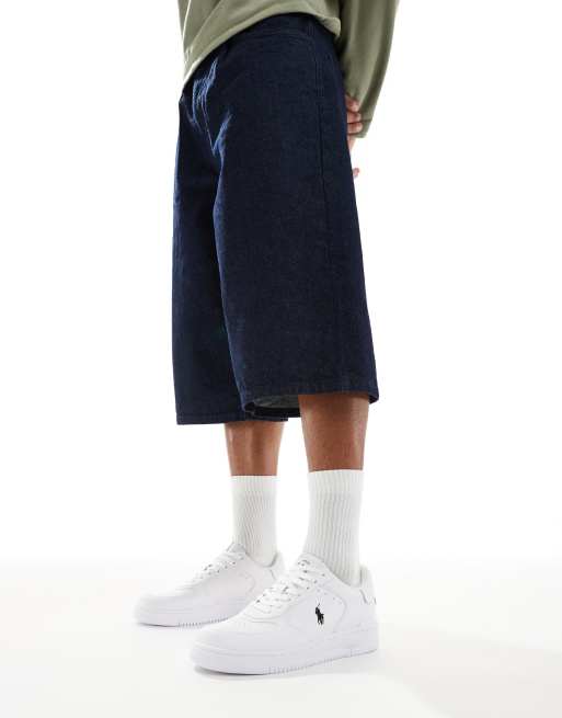 Polo Ralph Lauren Masters Court Sneakers in wit met ponylogo