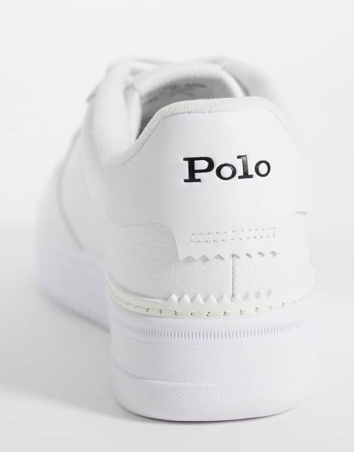 Polo Ralph Lauren masters court trainer in white with pony logo, 2 of 5