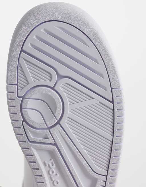Polo Ralph Lauren masters court trainer in white with pony logo, 5 of 5