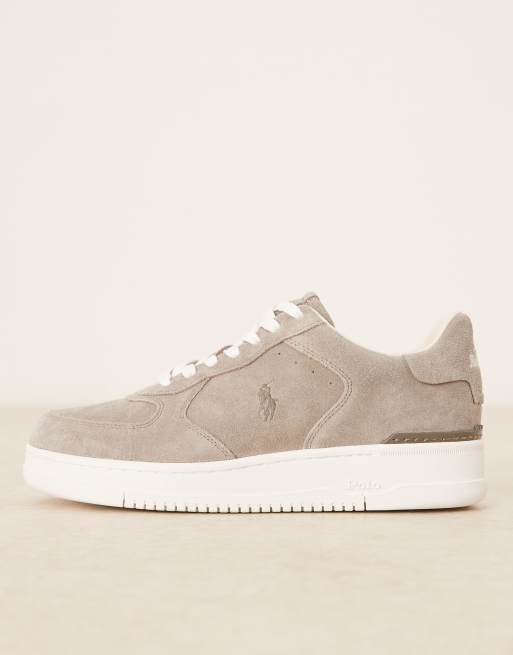 Polo Ralph Lauren – Masters Court – Wildleder-Sneaker in Grau, 2 von 5