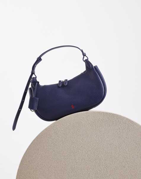 Polo Ralph Lauren medium swing shoulder bag in navy - view 1