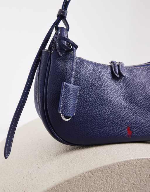 Polo Ralph Lauren medium swing shoulder bag in navy, 2 of 4