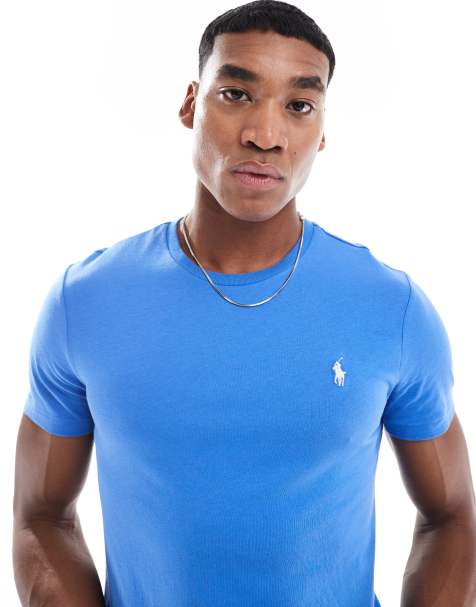 Polo Ralph Lauren – Mellanblå t-shirt med klassisk logga och anpassad passform - view 1