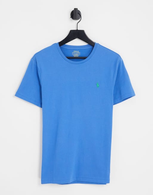 Polo Ralph Lauren – Mellanblå t-shirt med ponnylogga