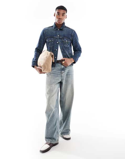 Polo Ralph Lauren – Mellanblå truckerjacka i denim med ikonlogga - view 1