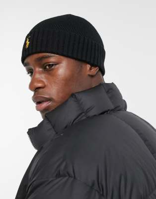 ralph lauren beanie black