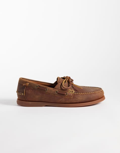 Polo Ralph Lauren Merton bådloafers i brun - view 1
