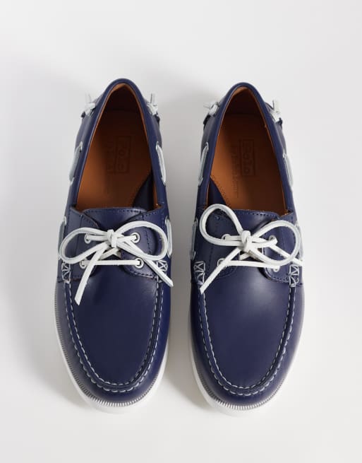 Polo Ralph Lauren Merton bådloafers i navy, 2 af 4