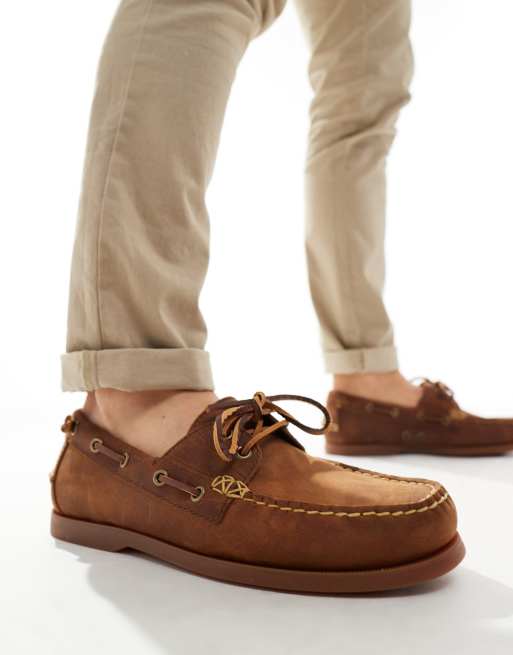 Leather Boat Ralph Lauren Tan Shoes Polo Ralph Lauren Merton Boat